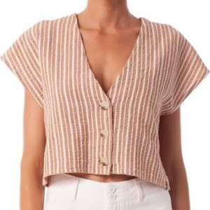 Rhythm Bahamas Cover Up Crop Top